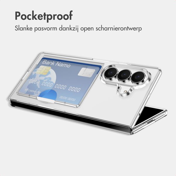 imoshion Backcover met pashouder Samsung Galaxy Z Fold 8 Ultra - Transparant