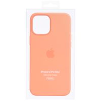 Apple Silicone Backcover MagSafe Apple iPhone 12 Pro Max - Kumquat