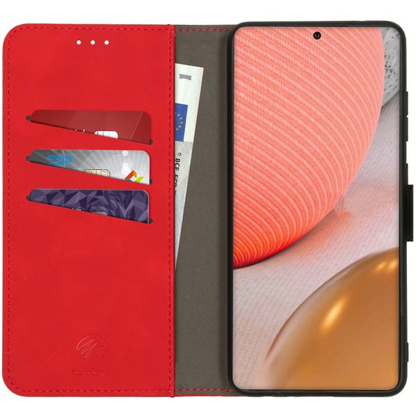 imoshion Uitneembare 2-in-1 Luxe Bookcase Samsung Galaxy A72 - Rood