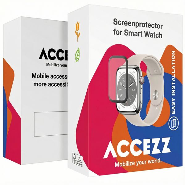 Accezz Screenprotector met applicator Apple Watch Series 1-3 - 42 mm