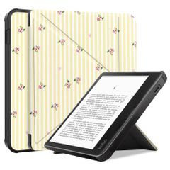 imoshion Design Vouwbare Bookcase Kobo Libra Colour - Garden Stripes