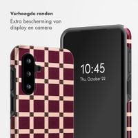 Selencia Vivid Backcover Samsung Galaxy A18 (4G) / A17 (4G/5G) - Check This Burgundy