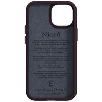 Njorð Collections Salmon Leather MagSafe Case iPhone 13 Mini - Rust