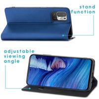 imoshion Slim Folio Bookcase  Xiaomi Redmi Note 10 (5G) - Blauw