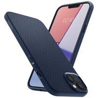 Spigen Liquid Air Backcover iPhone 14 - Donkerblauw