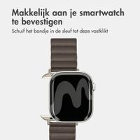 imoshion Magnetisch kunstleren bandje Apple Watch | 44/45/46/49 mm - Donkerbruin