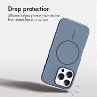 imoshion Colour Back Cover with Thin MagSafe Ring Apple iPhone 16 Pro - Dark Blue