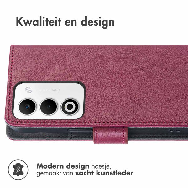 imoshion Luxe Bookcase Oppo A5 5G (2025) - Bordeaux