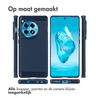 imoshion Brushed Backcover OnePlus 12R - Donkerblauw