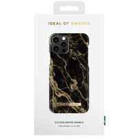 iDeal of Sweden Fashion Backcover Apple iPhone 12 (Pro) - Golden Smoke Marble
