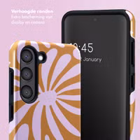 Selencia Vivid Backcover Samsung Galaxy S23 - Modern Bloom Pink