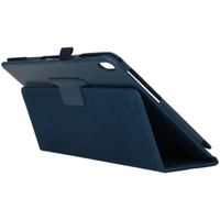 Effen Bookcase Lenovo Tab M10 - Donkerblauw