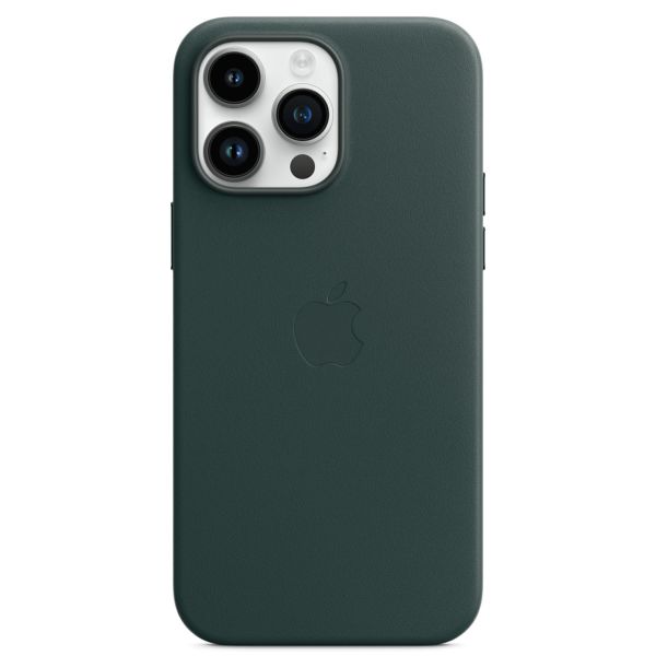 Apple Leather Back Cover with MagSafe Apple iPhone 14 Pro Max - Forest Green
