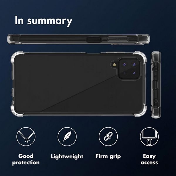 imoshion Shockproof Case Samsung Galaxy A12 - Transparant