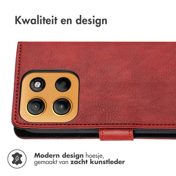 imoshion Luxe Bookcase Motorola Moto G15 / G15 Power - Rood