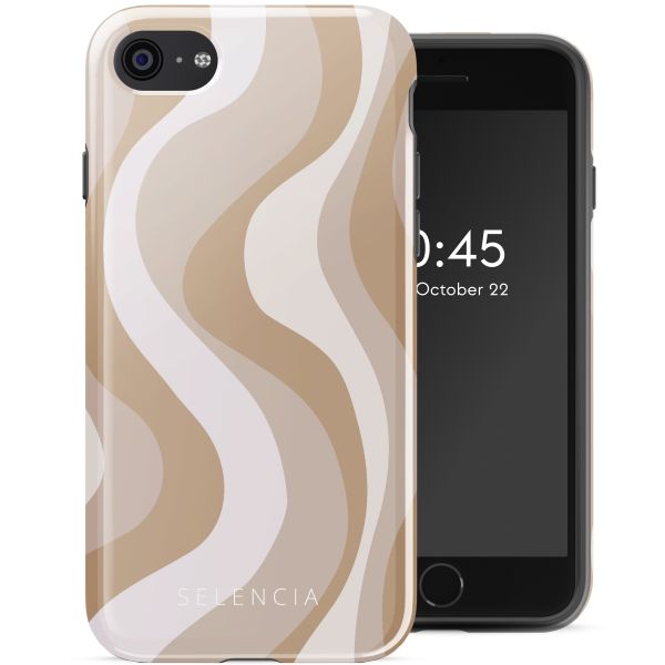 Selencia Vivid Tough Backcover iPhone SE (2022 / 2020) / 8 / 7 - Desert Waves Beige