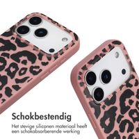 imoshion Siliconen design hoesje met koord Apple iPhone 17 Pro Max - Animal Pink