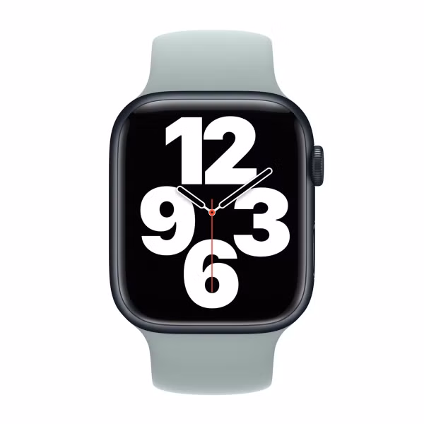 Apple Siliconen solobandje Apple Watch | 38/40/41/42 mm - Maat 3 - Succulent