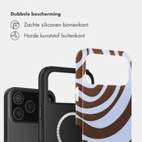 Selencia Vivid Backcover met MagSafe Apple iPhone 17 Pro - Dream Swirl Chocolate
