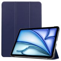 imoshion Trifold Bookcase Apple iPad Air 13 inch (2026) M4 / (2025) M3 / (2024) M2 - Donkerblauw