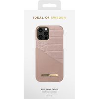 iDeal of Sweden Atelier Backcover iPhone 12 (Pro) - Rose Smoke Croco