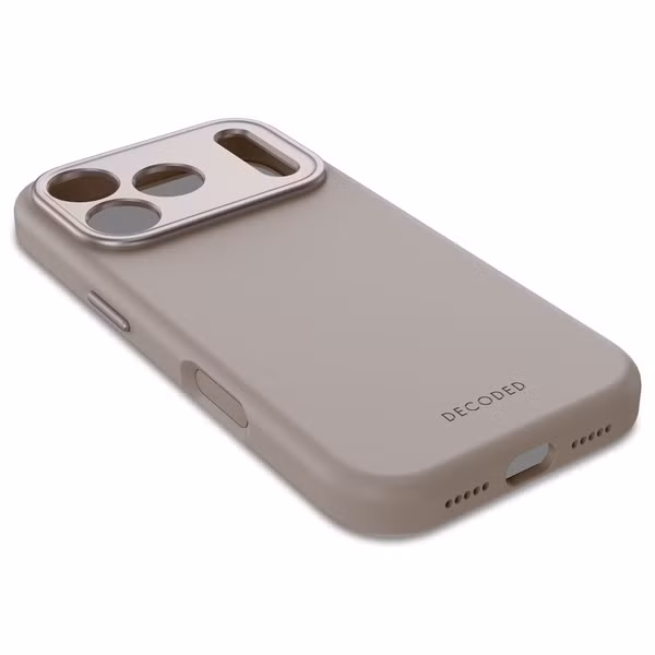 Decoded Silicone Backcover MagSafe Apple iPhone 17 Pro - Soft Taupe