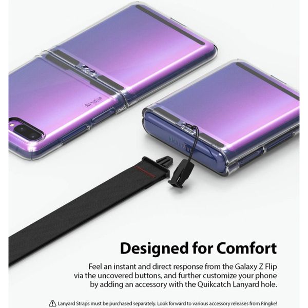 Ringke Slim Backcover Samsung Galaxy Z Flip - Transparant