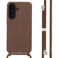 imoshion Siliconen hoesje met koord Samsung Galaxy A56 - Bruin