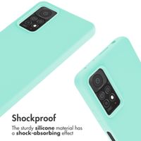 imoshion Siliconen hoesje met koord Xiaomi Redmi Note 11 Pro - Mintgroen