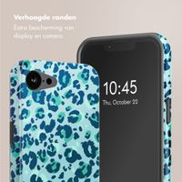 Selencia Vivid Backcover met MagSafe Apple iPhone 16e - Wild Spots Light Blue