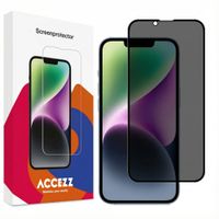 Accezz Tempered Glass Privacy Screen protector Apple iPhone 17e / 16e / 14 / 13 / 13 Pro