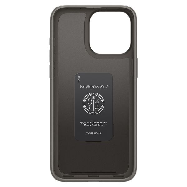 Spigen Thin Fit Backcover iPhone 15 Pro Max - Gunmetal