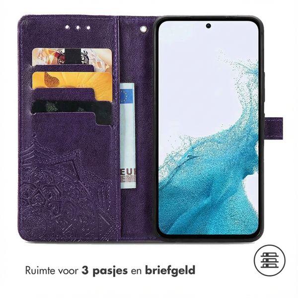 imoshion Mandala Bookcase Samsung Galaxy A36 - Paars