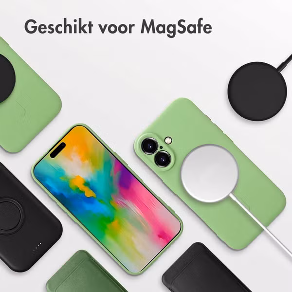 imoshion Color Backcover met MagSafe Apple iPhone 16 - Groen