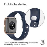 imoshion Siliconen bandje Oppo Watch 46 mm - Donkerblauw