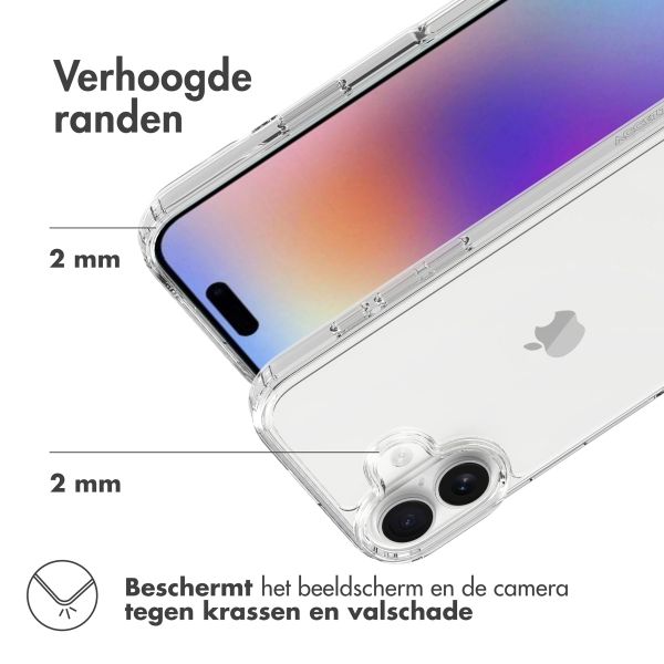 Accezz Xtreme Impact Backcover Apple iPhone 17 - Transparant