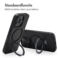 Accezz Ring Stand Backcover met MagSafe Apple iPhone 16 Pro - Zwart