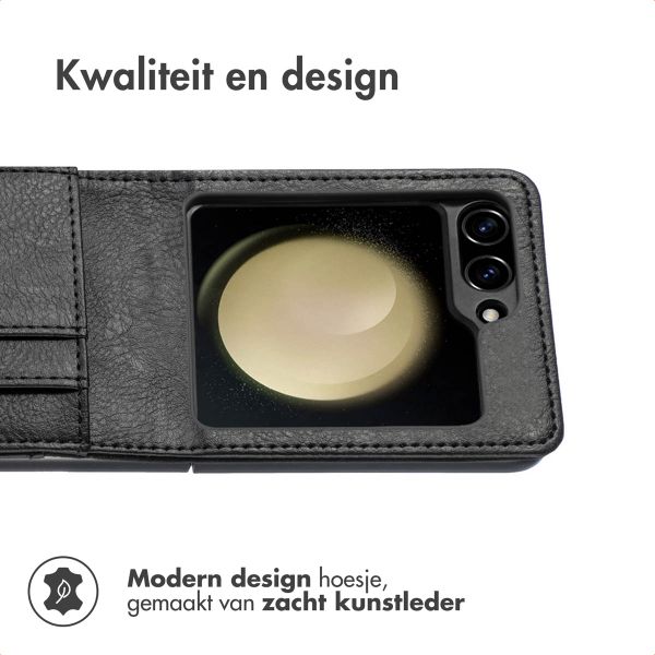 imoshion Luxe Bookcase Samsung Galaxy Z Flip 7 FE - Zwart