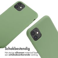 imoshion Siliconen hoesje met koord iPhone 11 - Groen