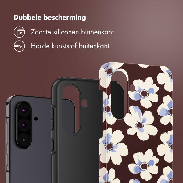 Selencia Vivid Backcover Samsung Galaxy A36 / A56 - Choco Flower Pop