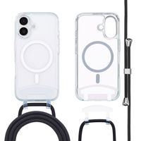 imoshion MagSafe Backcover met afneembaar koord Apple iPhone 16 Plus - Transparant