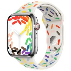 Apple Sport Band Apple Watch Series 1 t/m 10 / SE / Ultra (2) (44/45/46/49 mm) - Maat M/L - Pride Edition