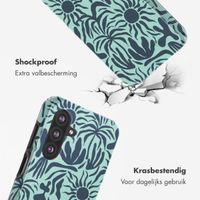 Selencia Vivid Backcover Samsung Galaxy A26 - Tropical Vibes Light Blue