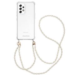 imoshion Backcover met koord + armband - Parels Samsung Galaxy A53 - Transparant