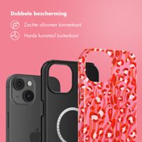 Selencia Vivid Tough Backcover met MagSafe iPhone 14 - Wild Spots Lipstick