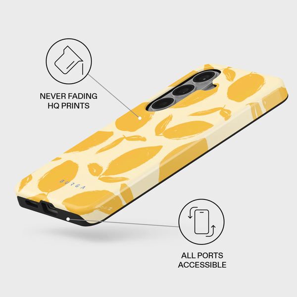 Burga Tough Back Cover with MagSafe Samsung Galaxy S26 - Lemon Tart
