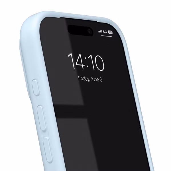 iDeal of Sweden Silicone Case met MagSafe Apple iPhone 17 Pro - Light Blue