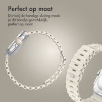 Accezz Ocean bandje Apple Watch Series 1 - 9 / SE (38/40/41 mm) | Series 10 / 11 (42 mm) - Sterrenlicht