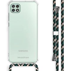 imoshion Backcover met koord Samsung Galaxy A22 (5G) - Green Multi Color