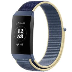 imoshion Nylon bandje Fitbit Charge 3 / 4 - Blauw